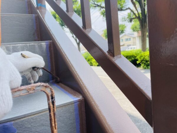 【施工事例】階段塗装   （福島市）